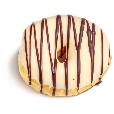 Ebony and Ivory donut by wicked donuts