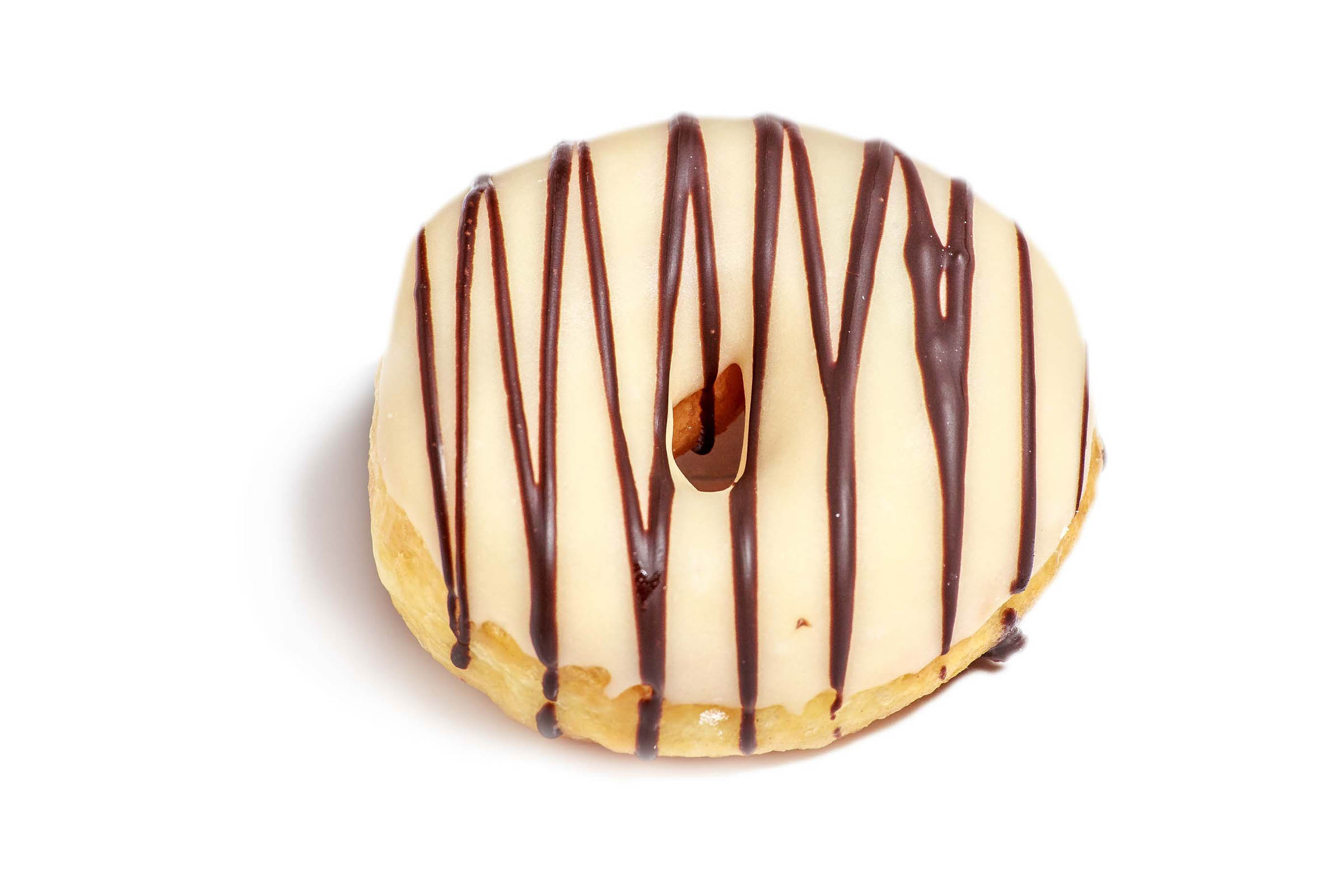 Ebony and Ivory donut by wicked donuts