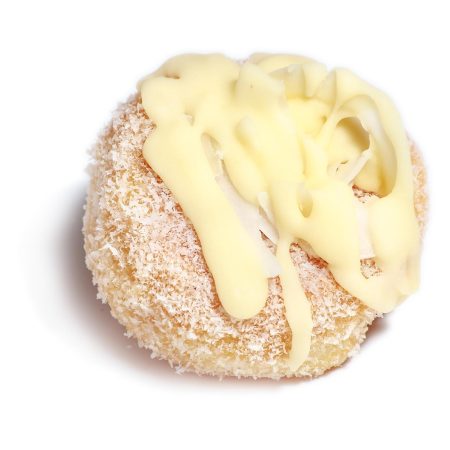 Snowball donut at wicked donuts