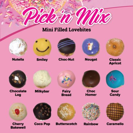 Wicked Donuts Pick n Mix - Mini Filled Lovebites